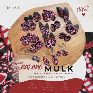 Käsitööehted Triins Design, üle Eesti, kõrvarõngad
